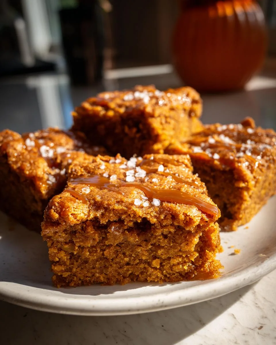 Salted Maple Pumpkin Blondies - detail 5