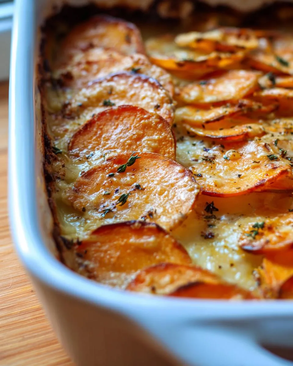 Scalloped Sweet Potatoes - detail 2