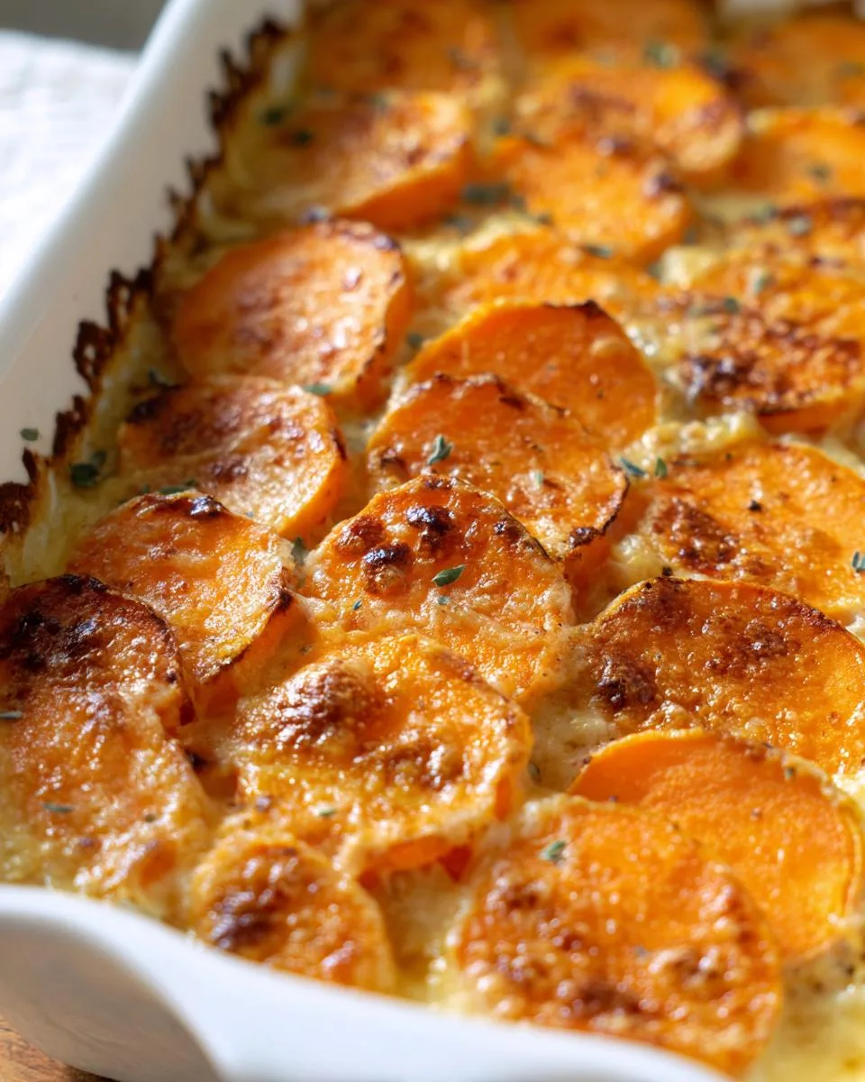 Scalloped Sweet Potatoes - detail 3