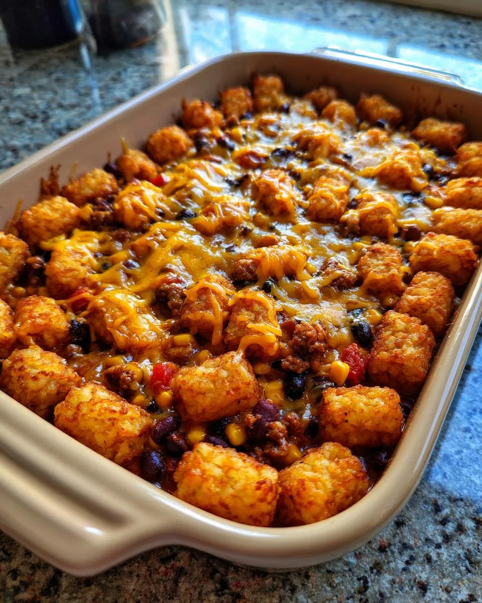 Simple Tater Tot Casserole - detail 2