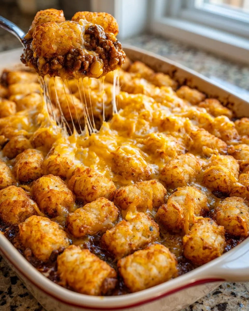 Simple Tater Tot Casserole - detail 5