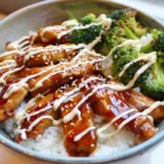 Sticky Chicken Rice Bowls