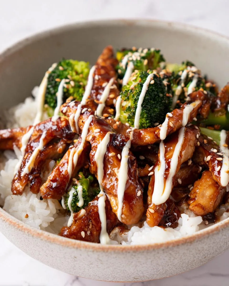 Sticky Chicken Rice Bowls - detail 3