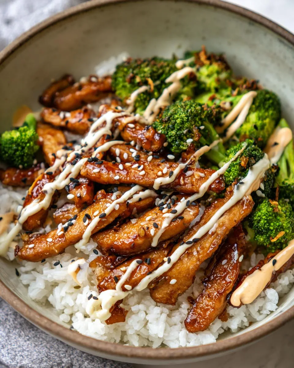 Sticky Chicken Rice Bowls - detail 5