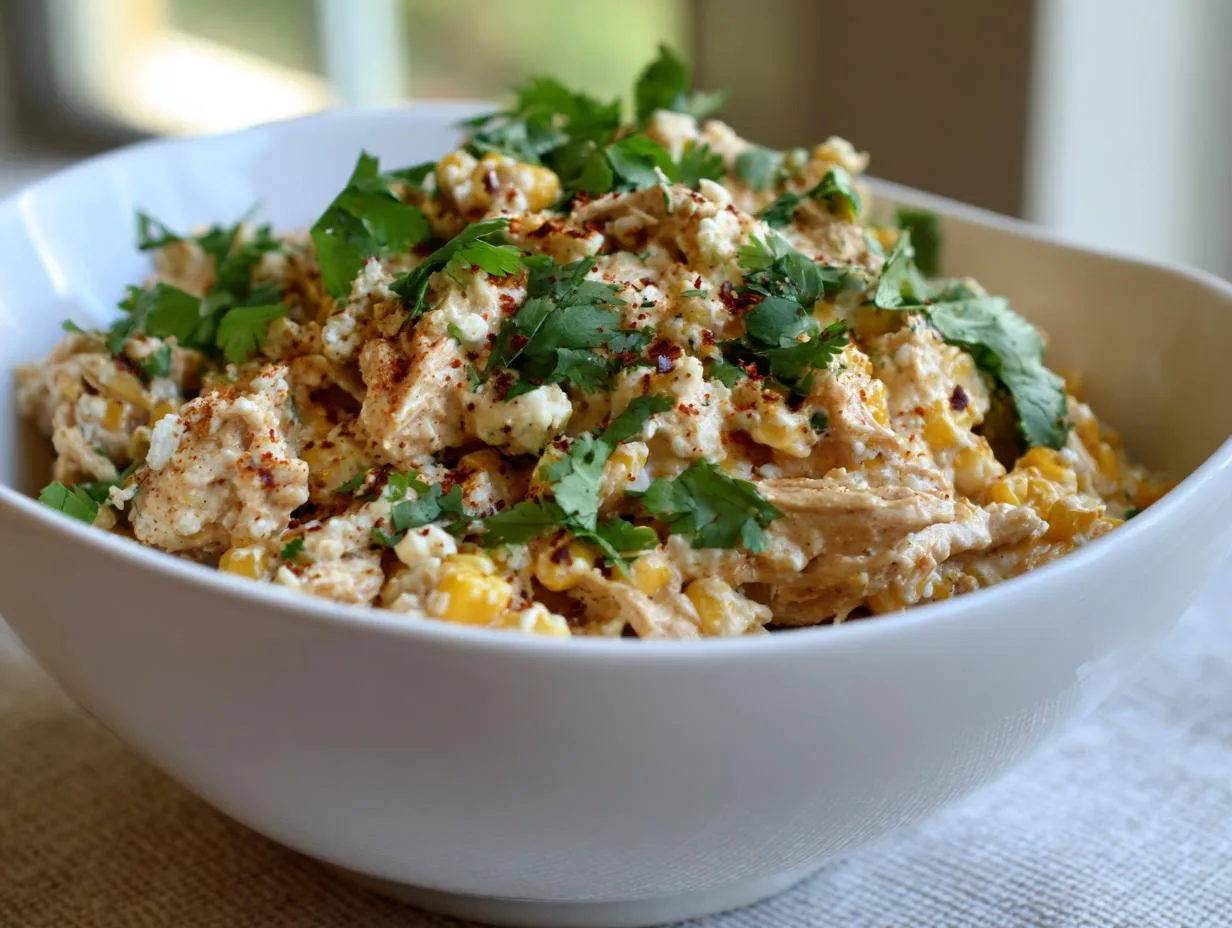 5-Ingredient Street Corn Chicken You’ll Obsess Over