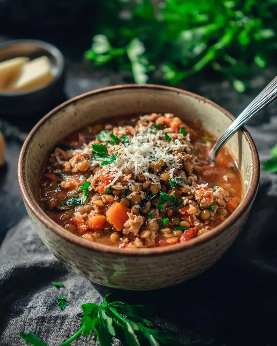 Turkey Lentil Soup - detail 3