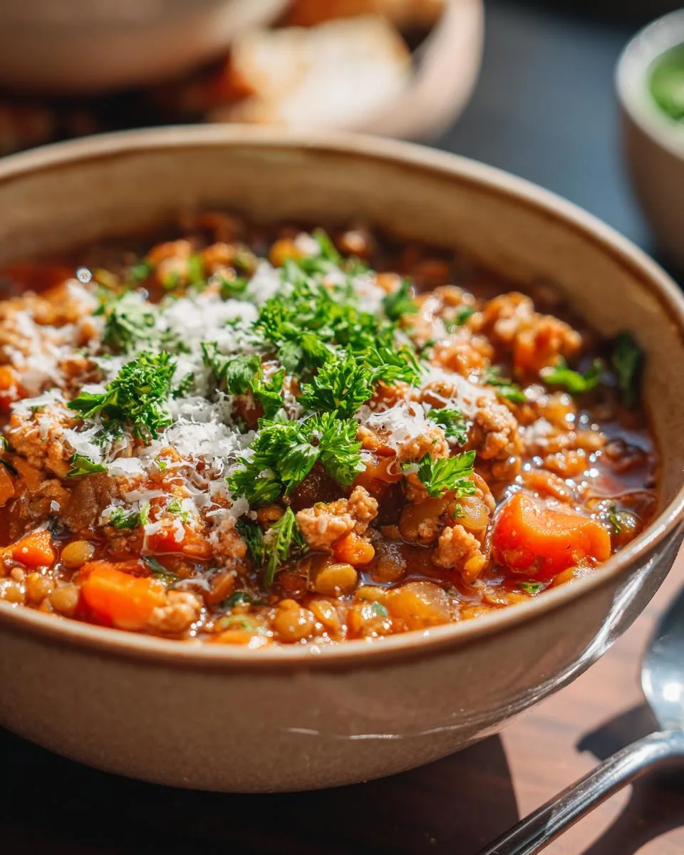Turkey Lentil Soup - detail 4