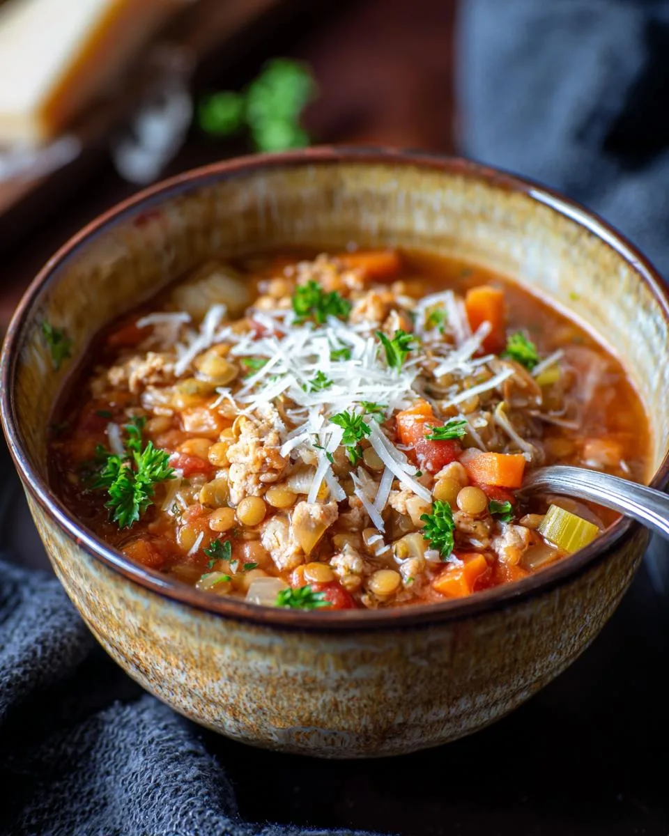 Turkey Lentil Soup - detail 5