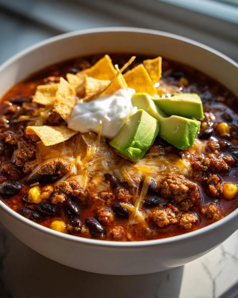 Turkey Taco Soup - detail 1