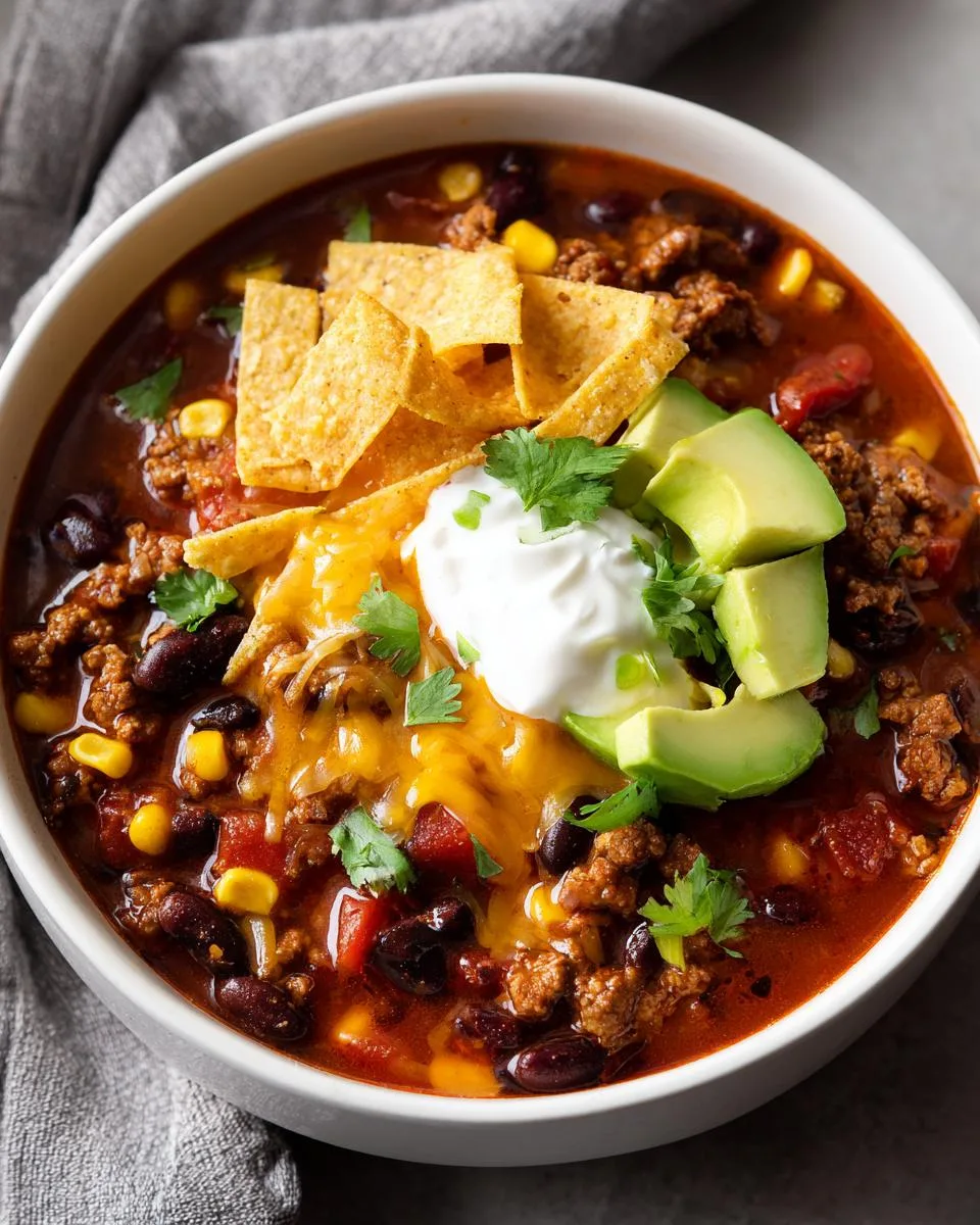 Turkey Taco Soup - detail 2