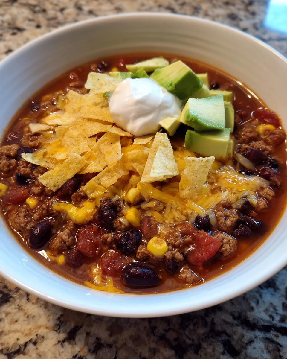 Turkey Taco Soup - detail 3
