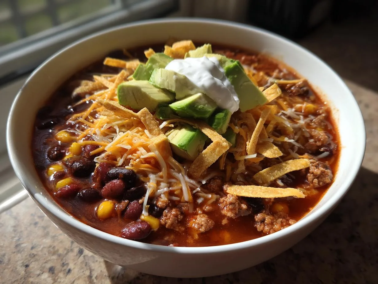 30-Minute Turkey Taco Soup That’ll Blow Your Mind
