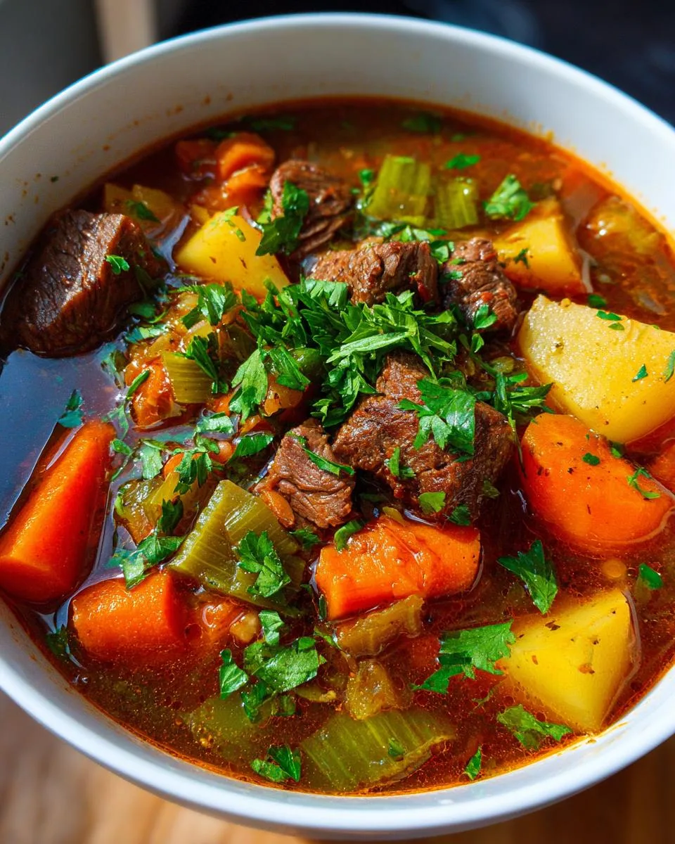 Vegetable Beef Soup - detail 4