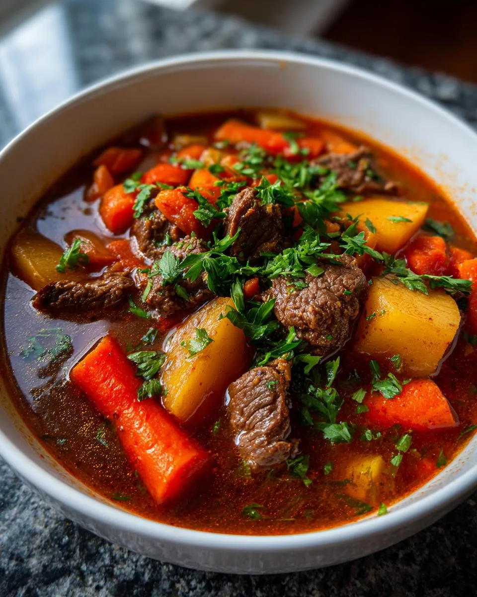 Vegetable Beef Soup - detail 5