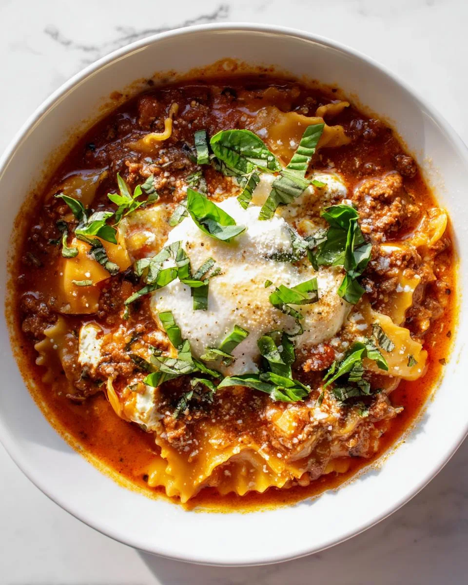 Viral Lasagna Soup - detail 2