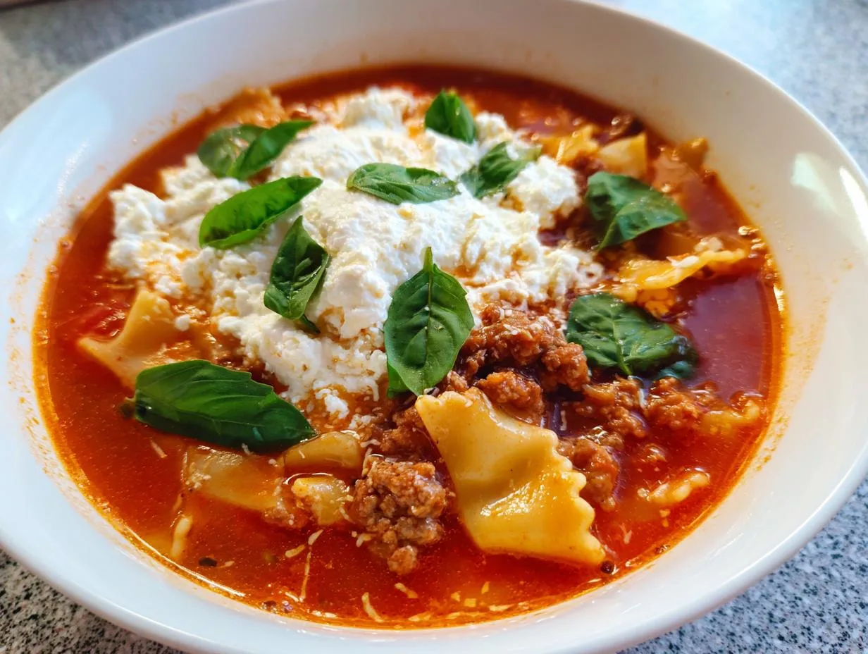 40-Minute Viral Lasagna Soup That Will Blow Your Mind