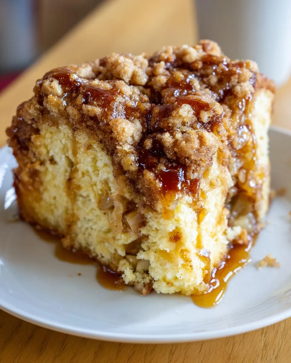 apple crumb cake - detail 3