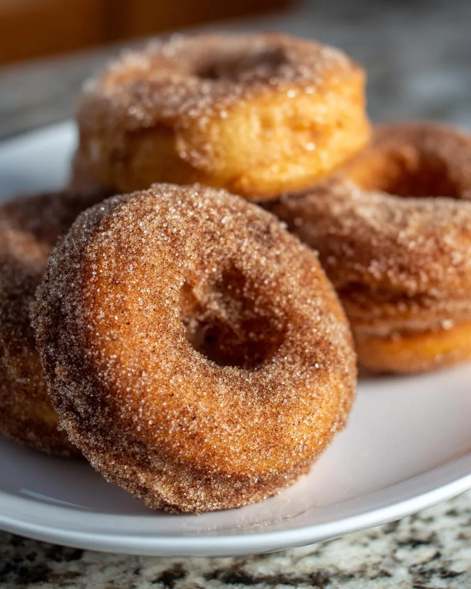 baked pumpkin donuts - detail 2