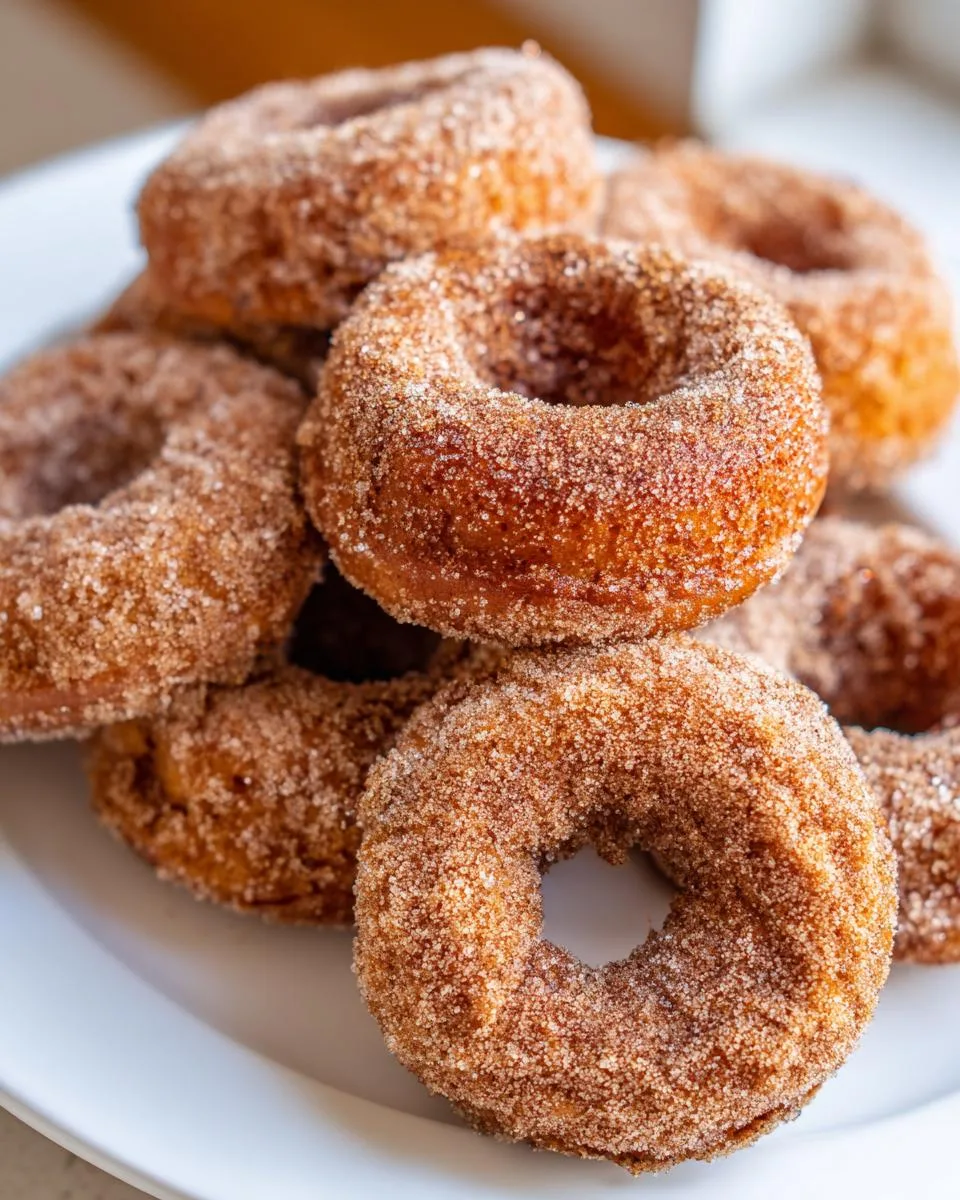 baked pumpkin donuts - detail 3