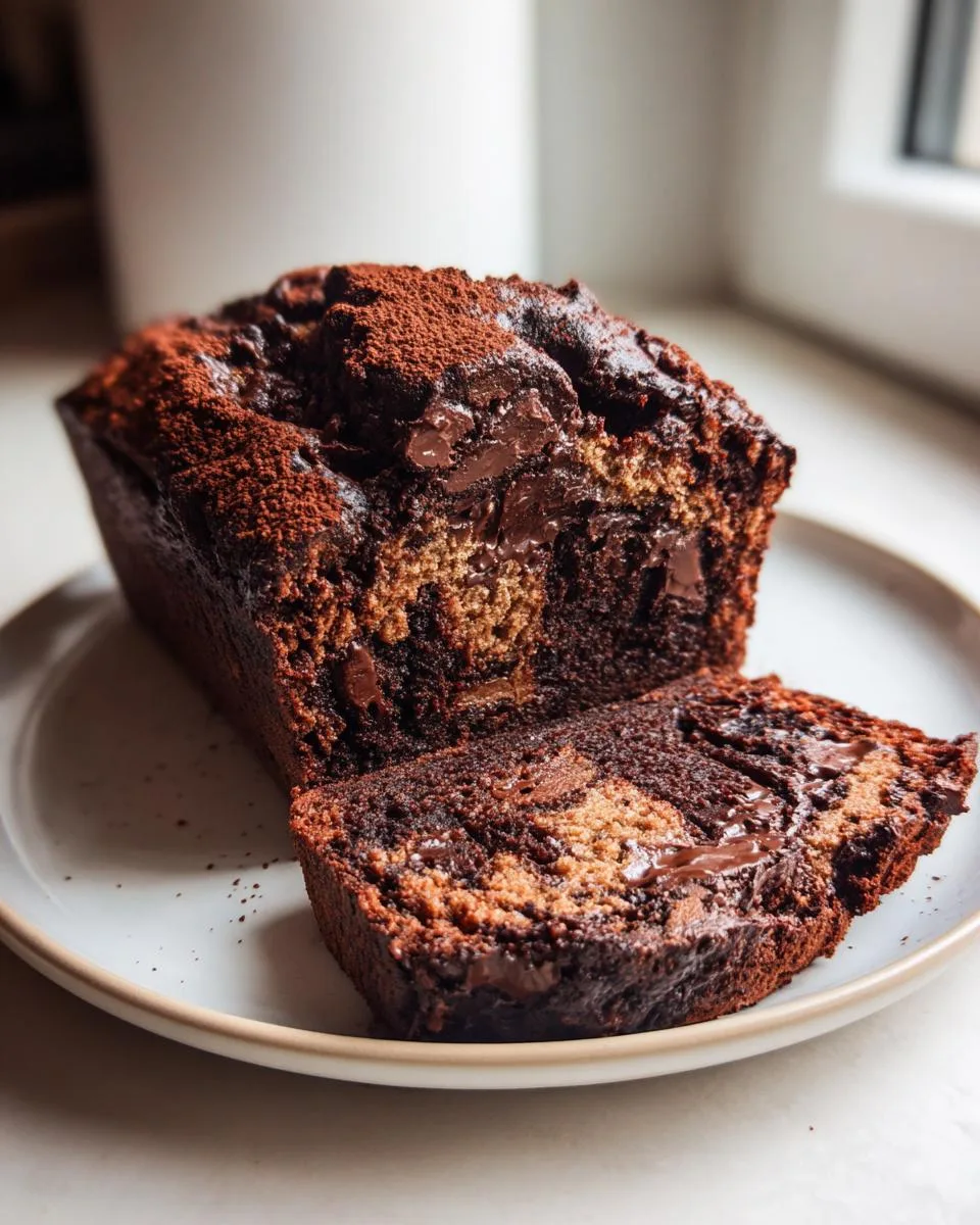 chocolate pumpkin bread - detail 2
