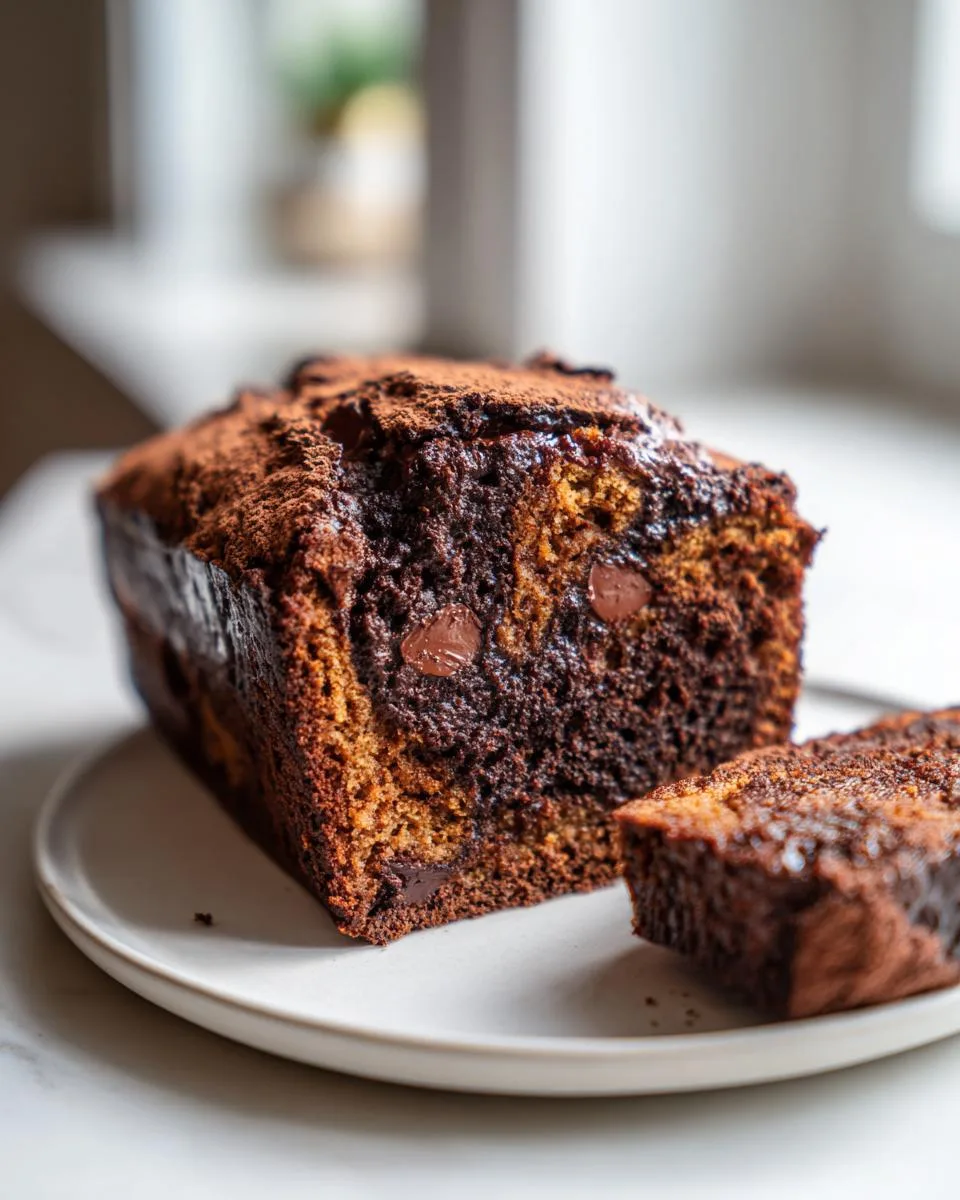 chocolate pumpkin bread - detail 4