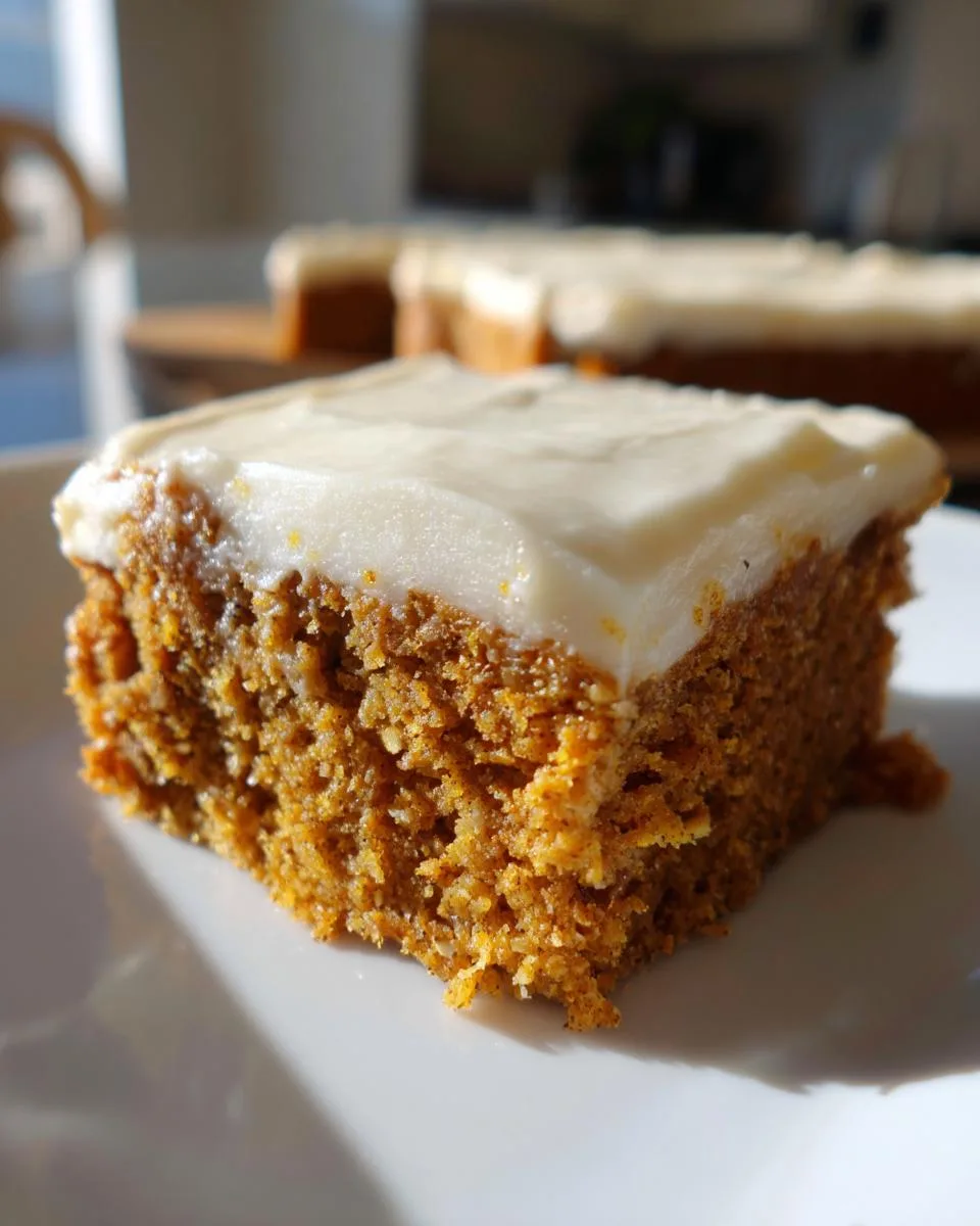 healthy pumpkin bars - detail 3