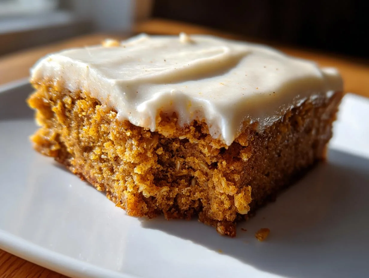 20-Minute Healthy Pumpkin Bars That Taste Sinful