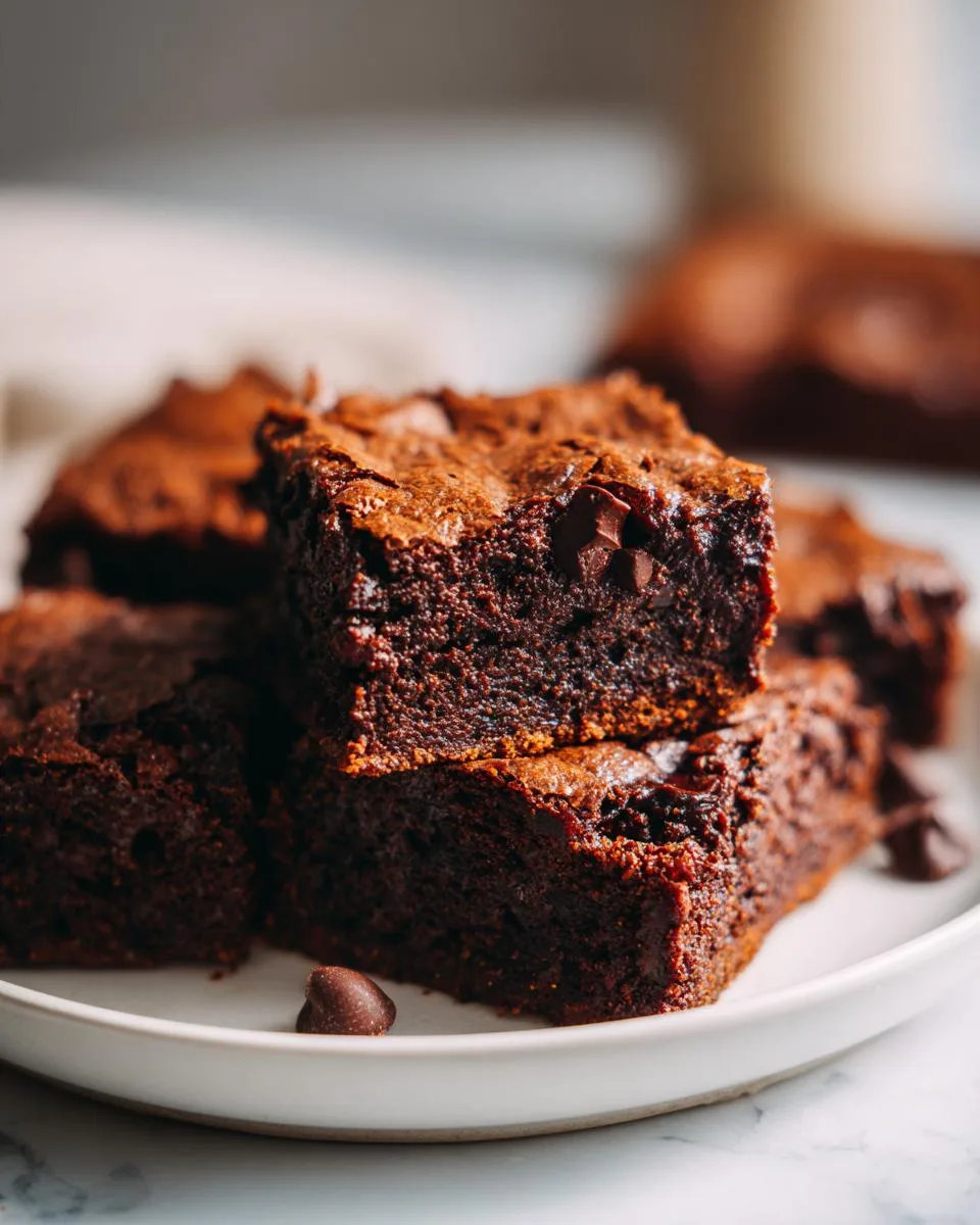 healthy pumpkin brownies - detail 4