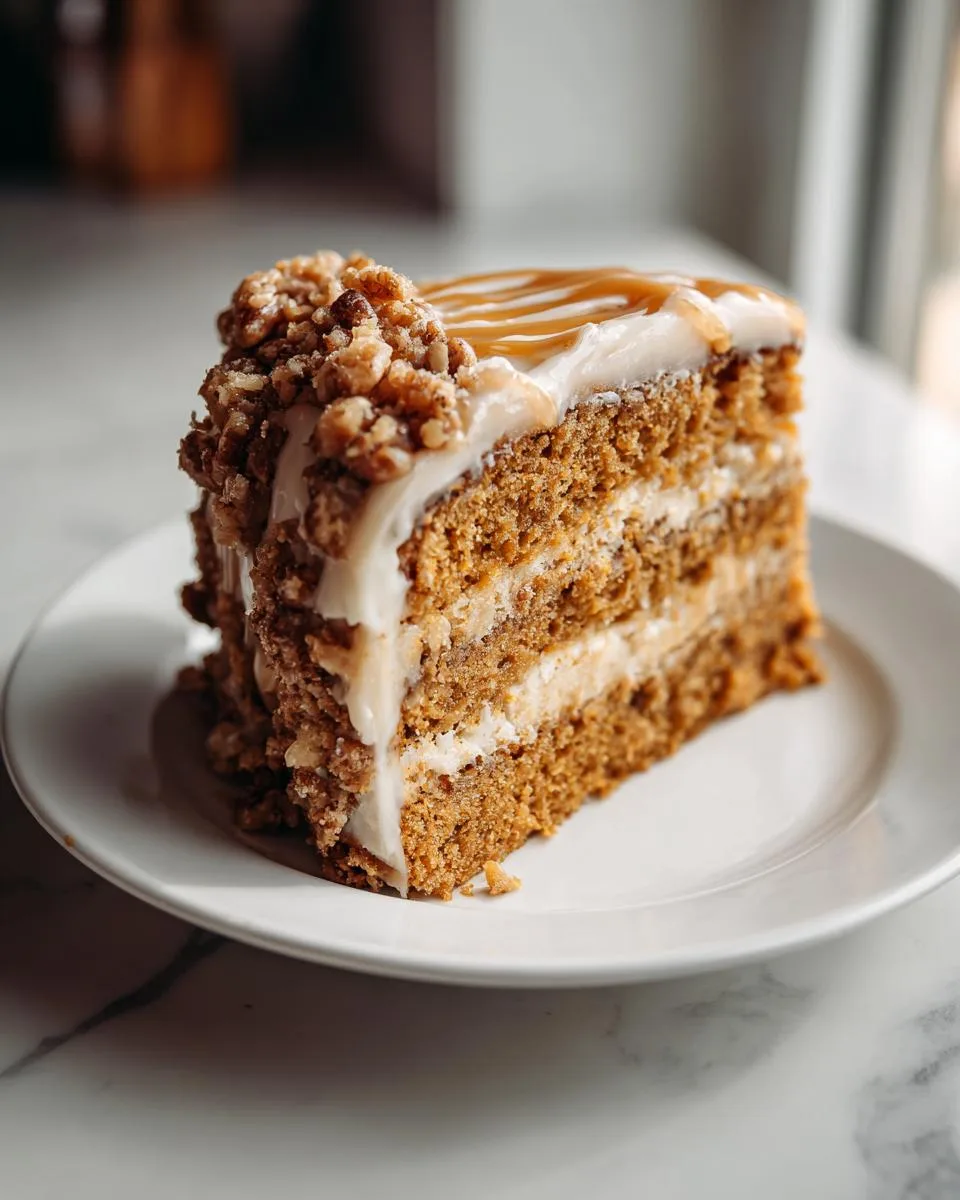 keto pumpkin coffee cake - detail 2