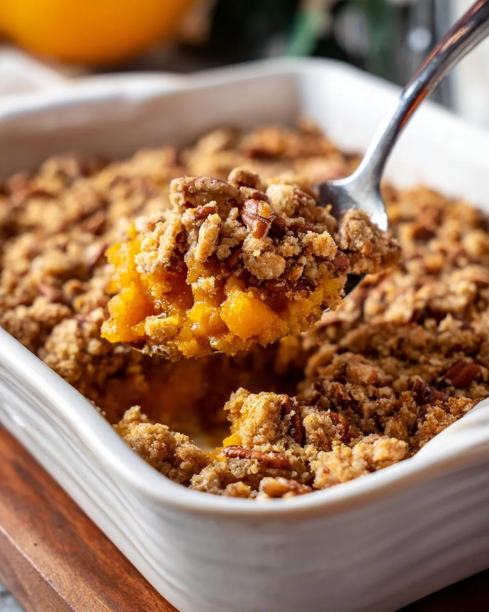 keto pumpkin crisp - detail 1