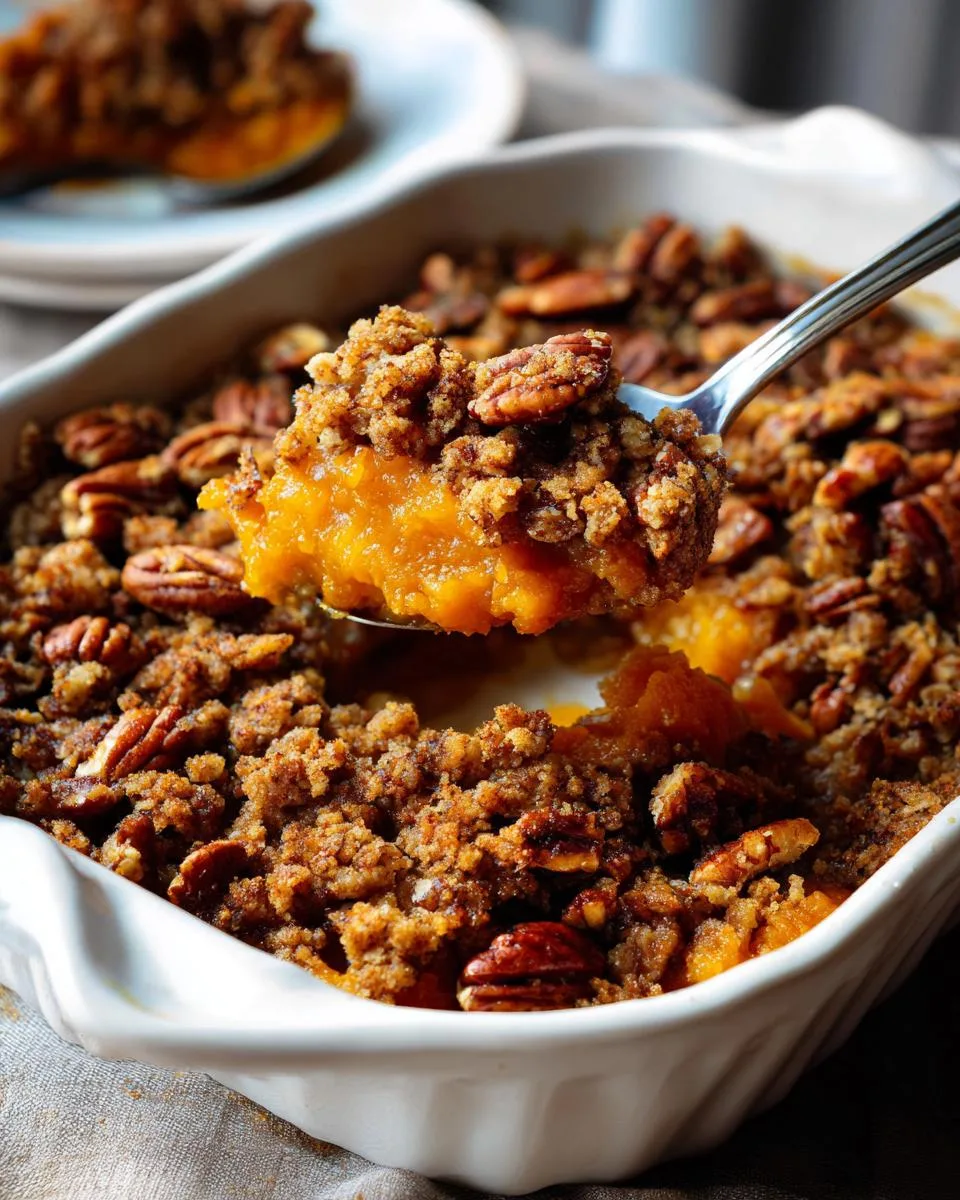 keto pumpkin crisp - detail 3