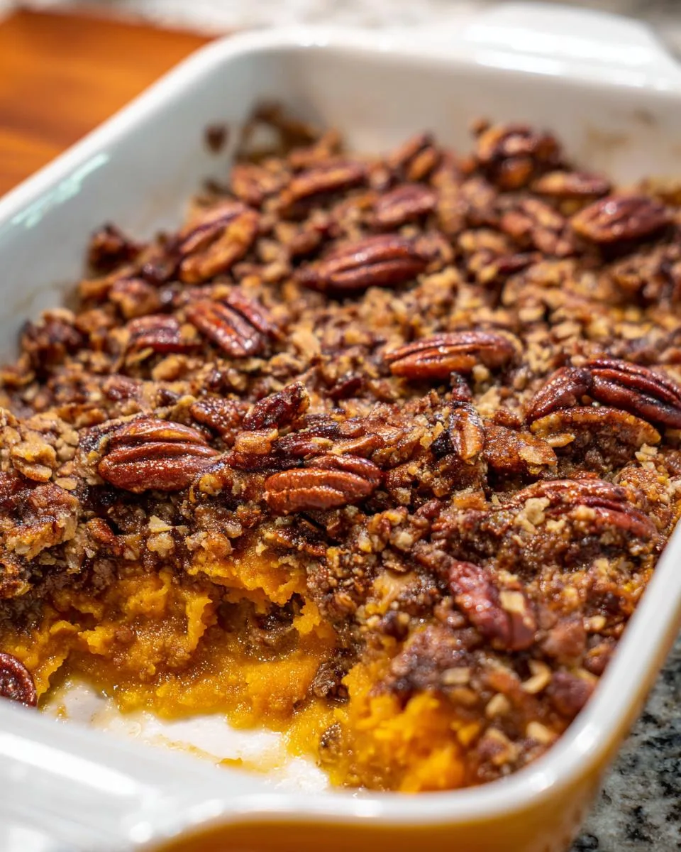 keto pumpkin crisp - detail 4