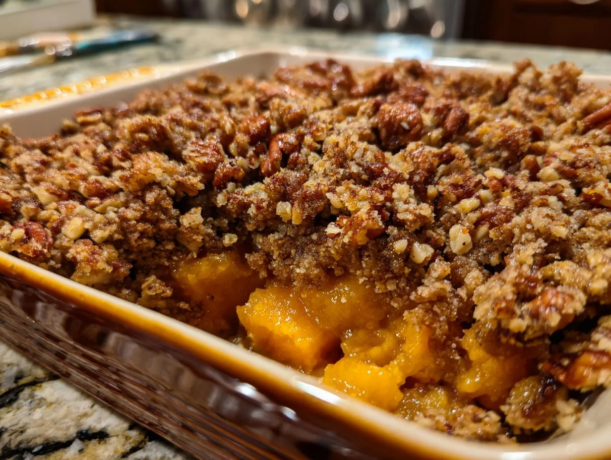 Amazing Keto Pumpkin Crisp with Just 5g Net Carbs