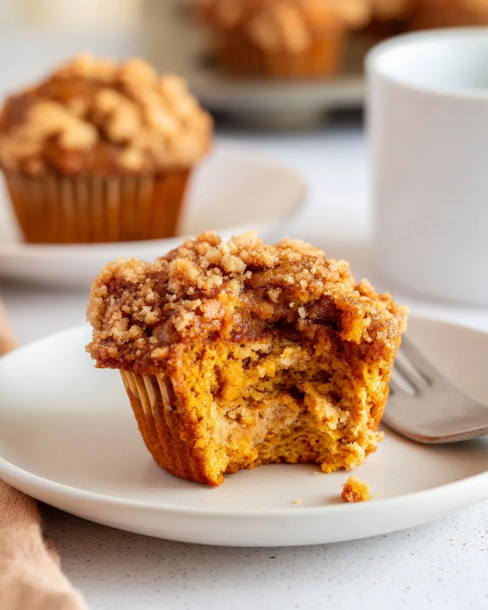 low carb pumpkin muffins - detail 2