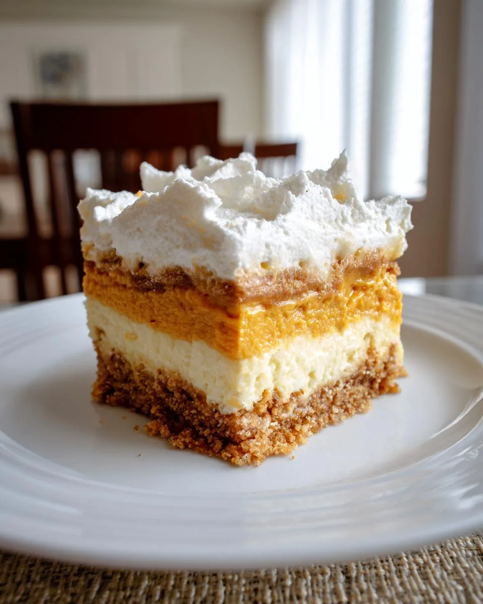 no bake pumpkin cheesecake bars - detail 2