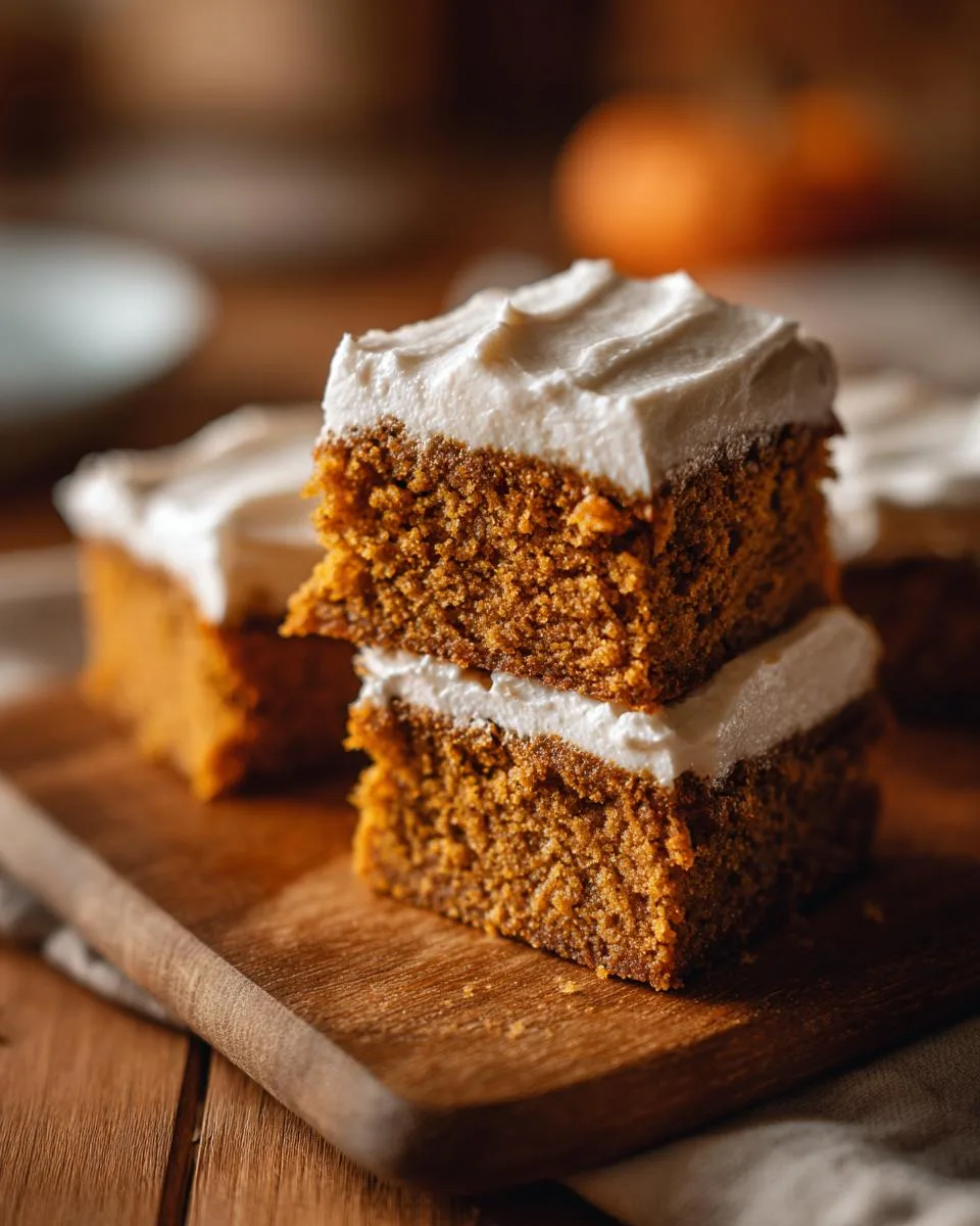 pumpkin bars with brown sugar - detail 1