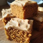 pumpkin bars with brown sugar