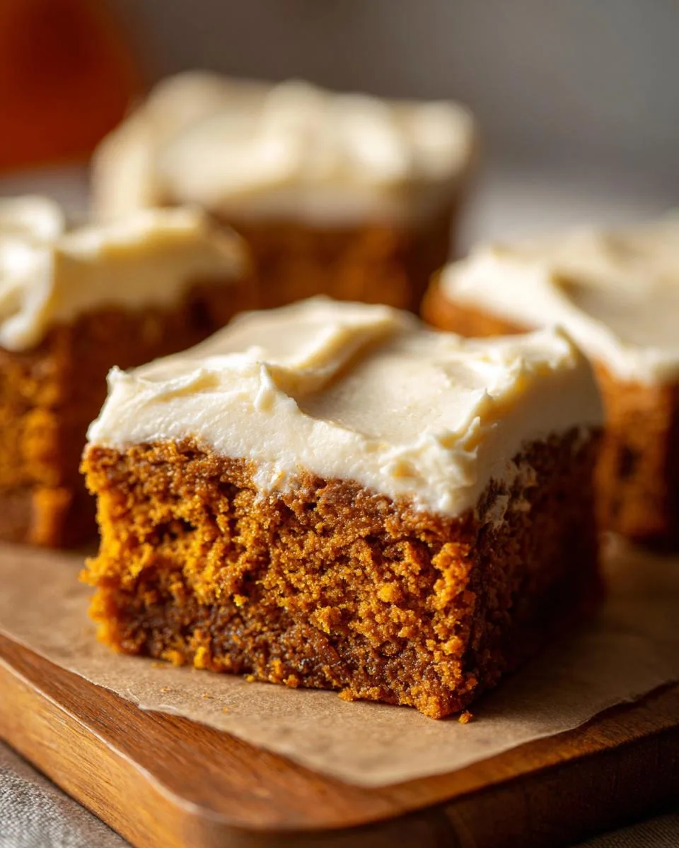 pumpkin bars with brown sugar - detail 2