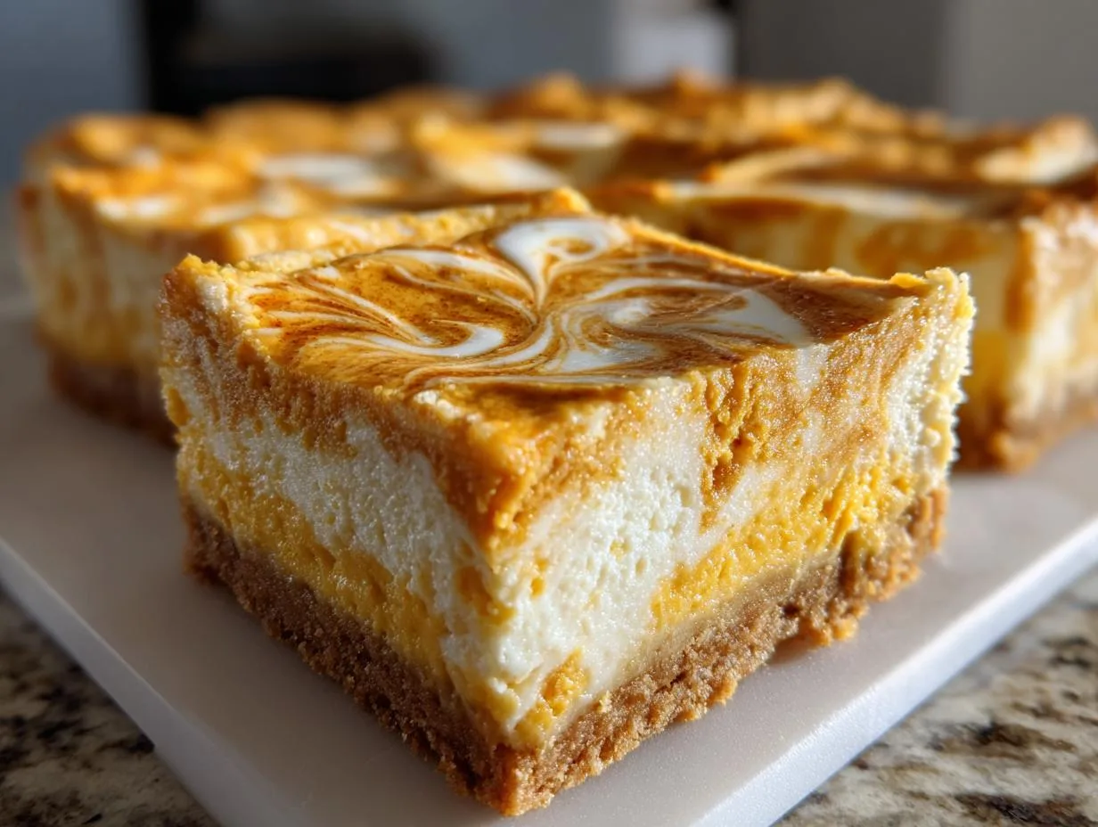 Irresistible Pumpkin Cheesecake Bars in 5 Easy Steps