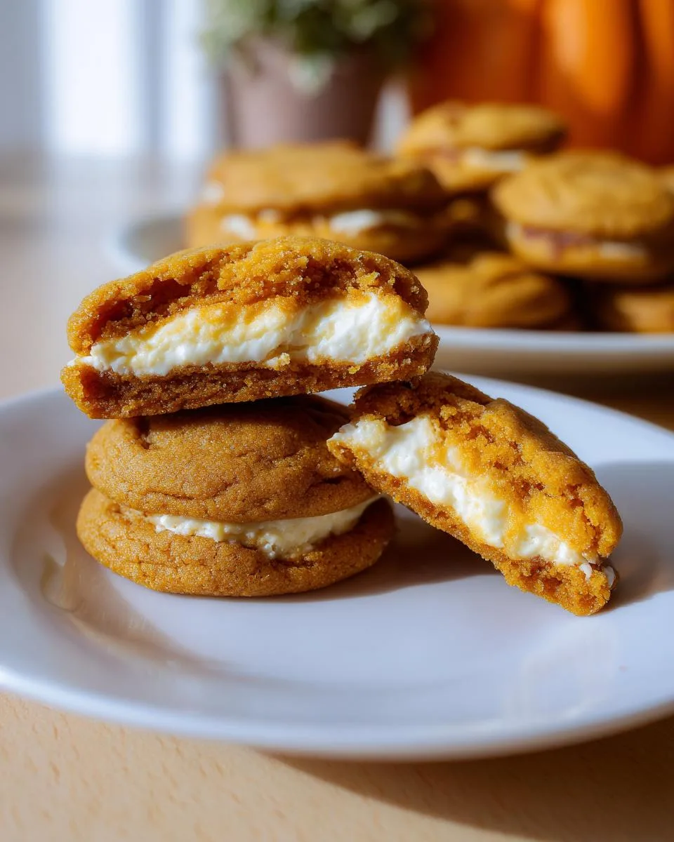 pumpkin cheesecake cookies - detail 3