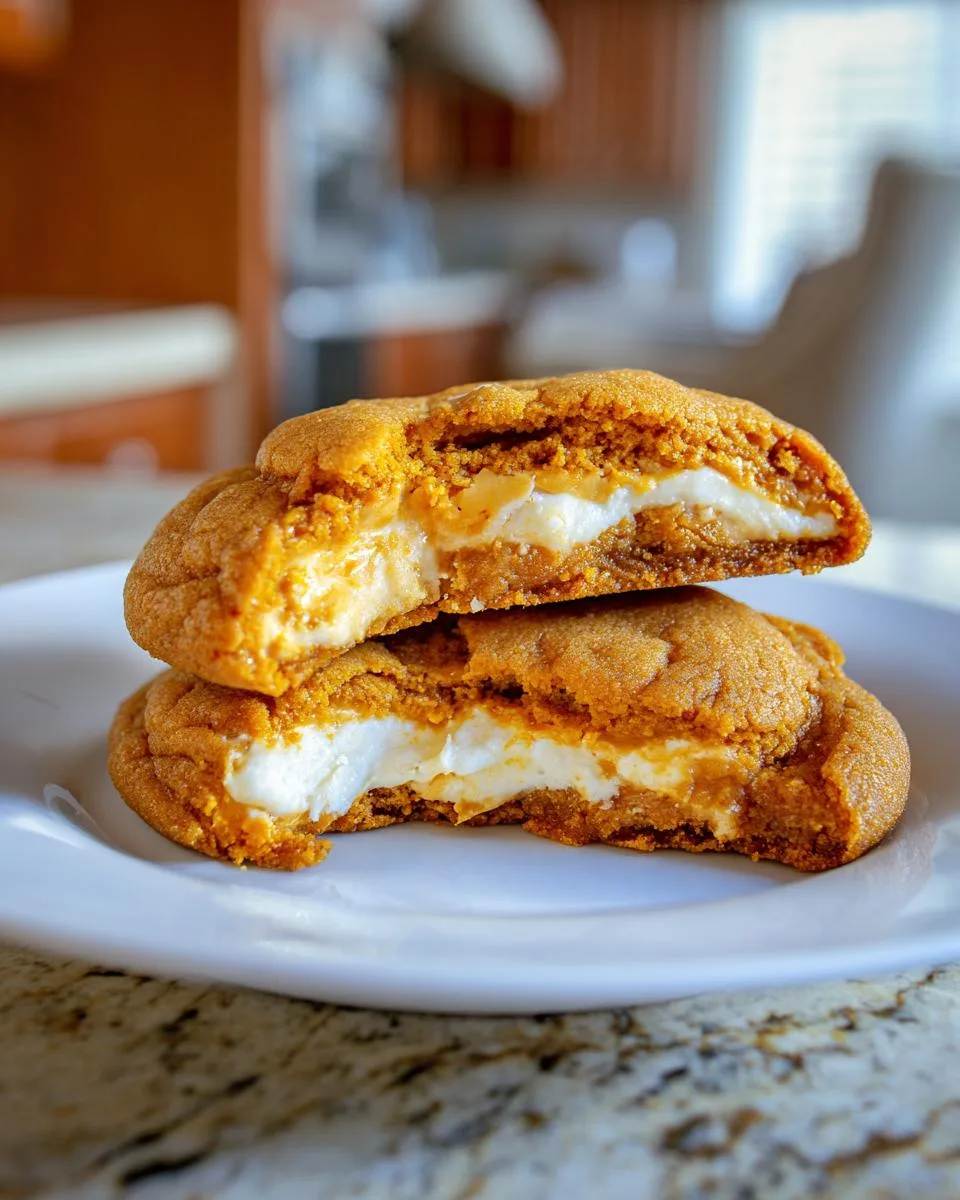 pumpkin cheesecake cookies - detail 4