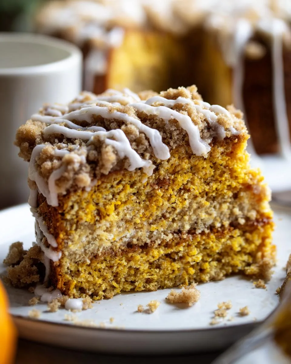 pumpkin coffee cake - detail 4