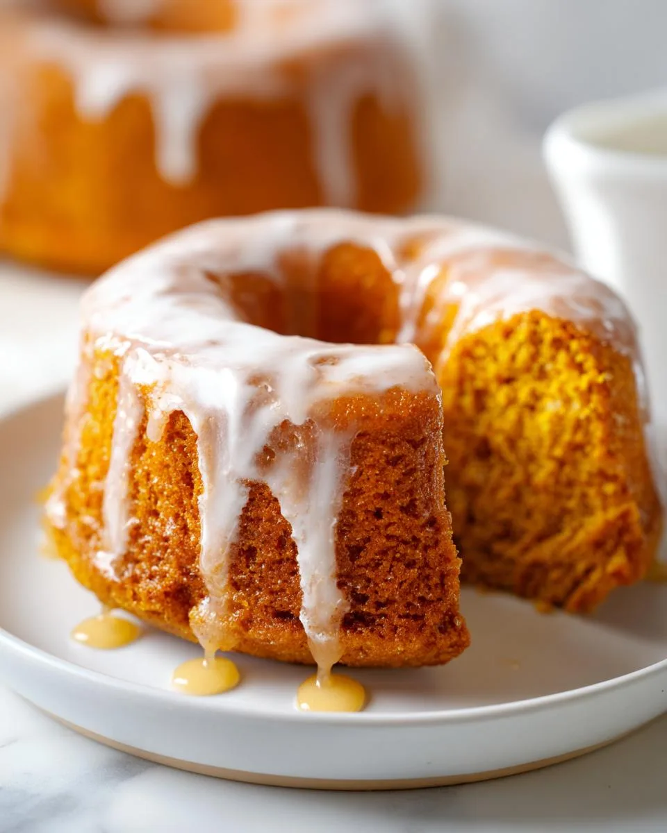 pumpkin donuts with maple glaze - detail 2