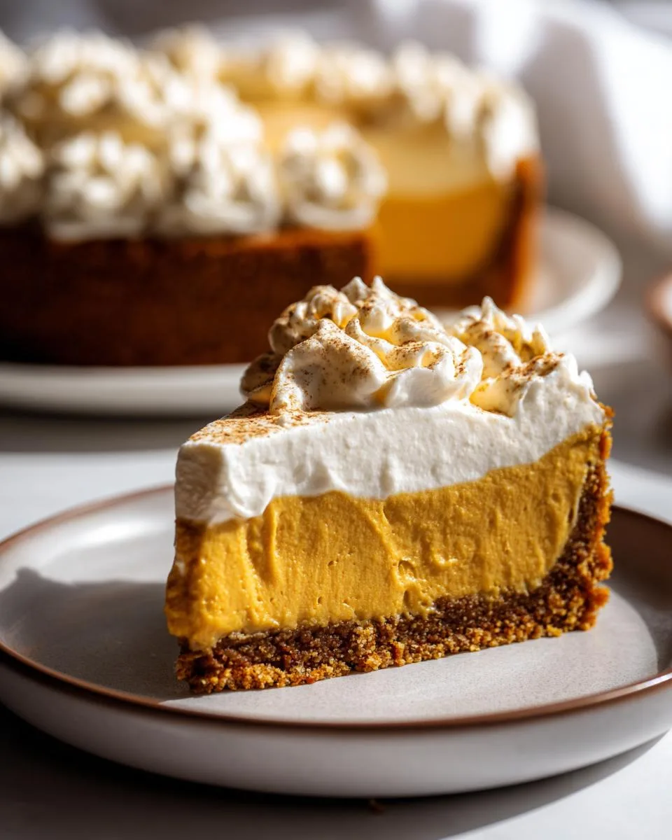 pumpkin mousse pie - detail 5