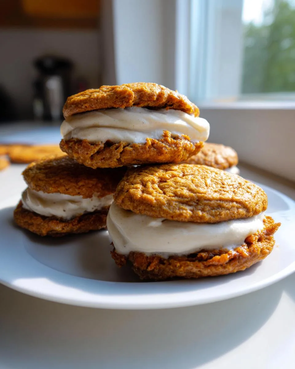 pumpkin oatmeal cream pies - detail 3