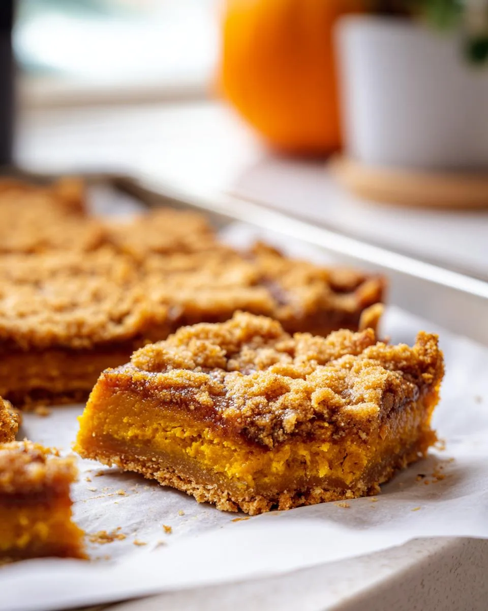pumpkin pie bars - detail 4