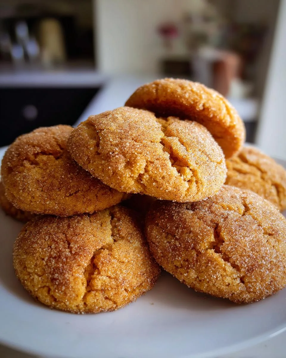 pumpkin snickerdoodle cookies - detail 3