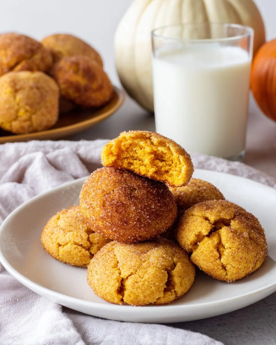 pumpkin snickerdoodle cookies - detail 4