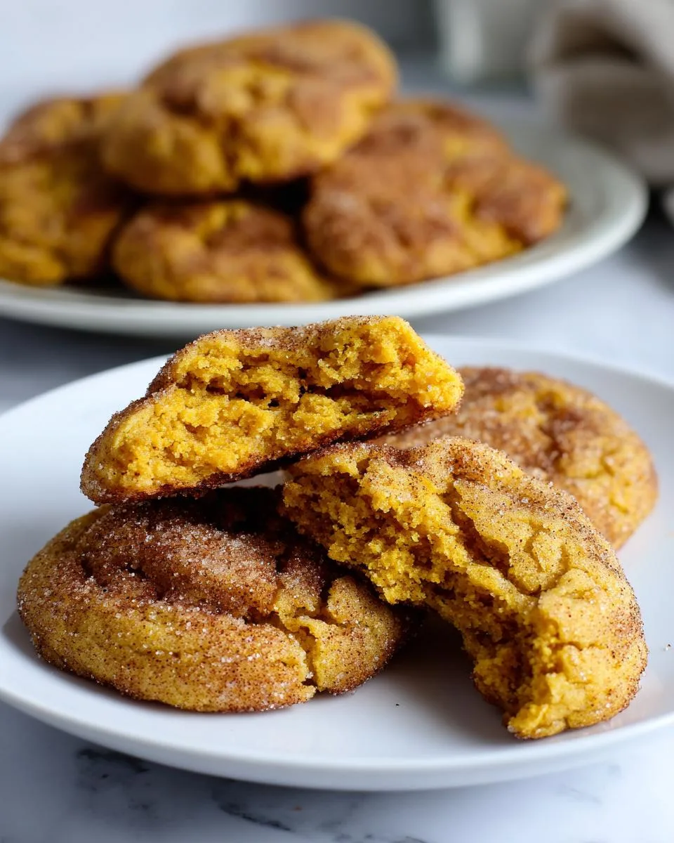 pumpkin snickerdoodle cookies - detail 5