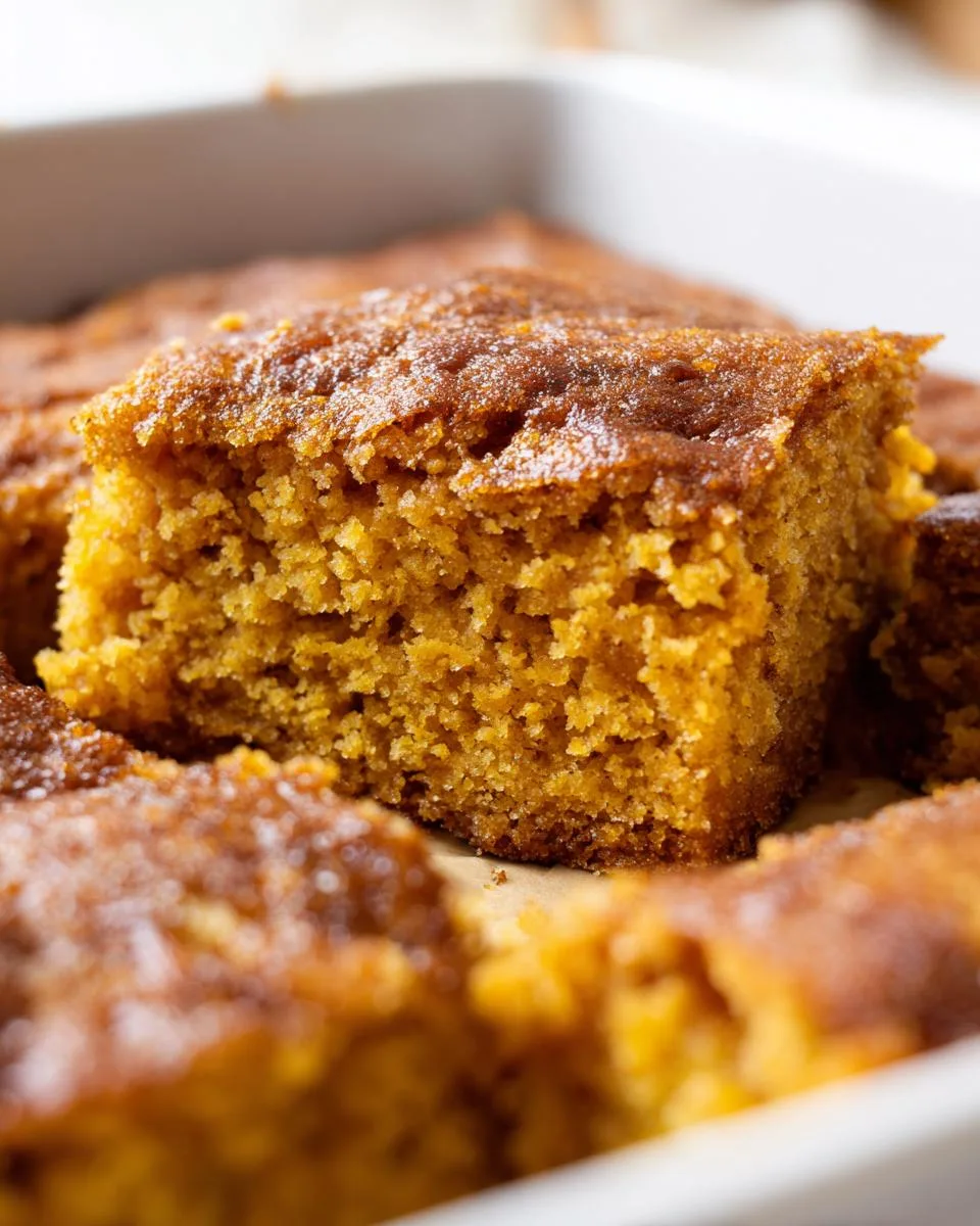 pumpkin snickerdoodle snack cake - detail 3